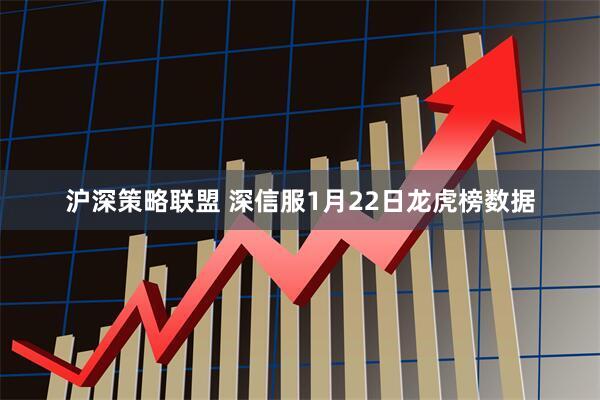 沪深策略联盟 深信服1月22日龙虎榜数据